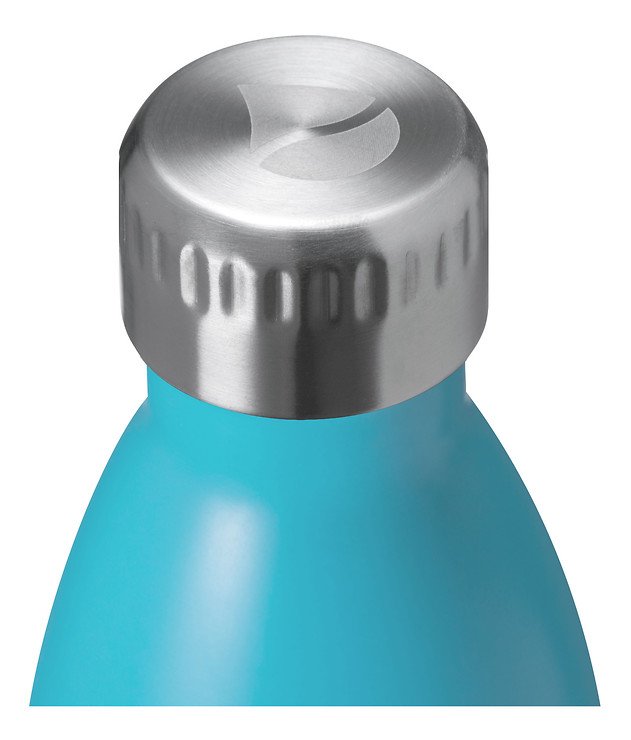 FLSK Isolierflasche 750 ml 28,5 x 8 cm Edelstahl blau - Thumbnail 2