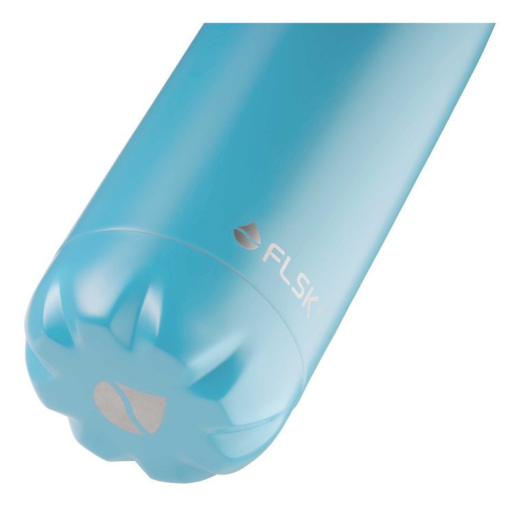 FLSK Isolierflasche 750 ml 28,5 x 8 cm Edelstahl blau - Thumbnail 4