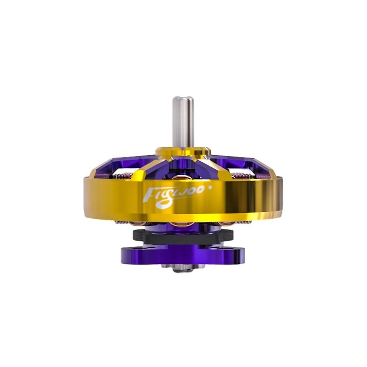 Flywoo ROBO 1002 19800KV Motor Gold Lila - Thumbnail 3