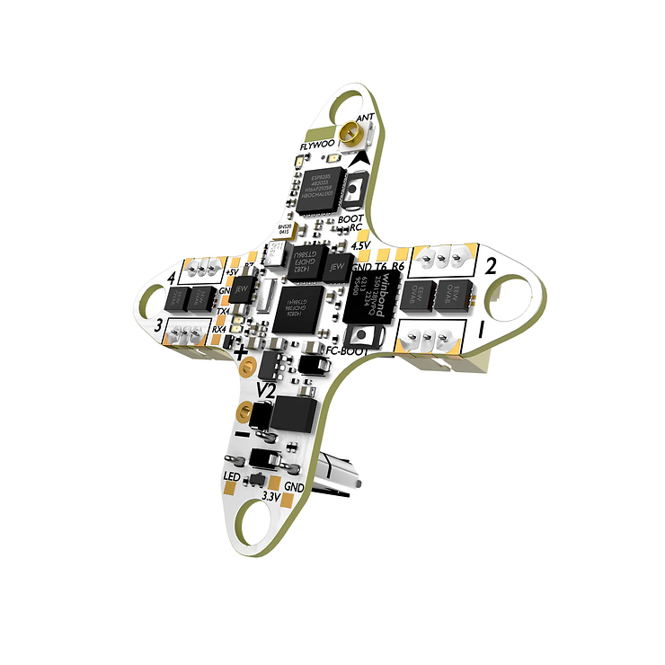 Flywoo GOKU F405 HD 1S 5A AIO V2 Flight Controller ICM42688 mit ELRS - Thumbnail 1