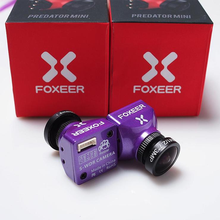 FOXEER Predator Mini V2 FPV Kamera OSD 1000TVL Super WDR Lila - Pic 1