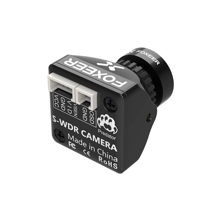 Foxeer Predator 5 Micro Racing FPV Analog Camera Black - Thumbnail 2