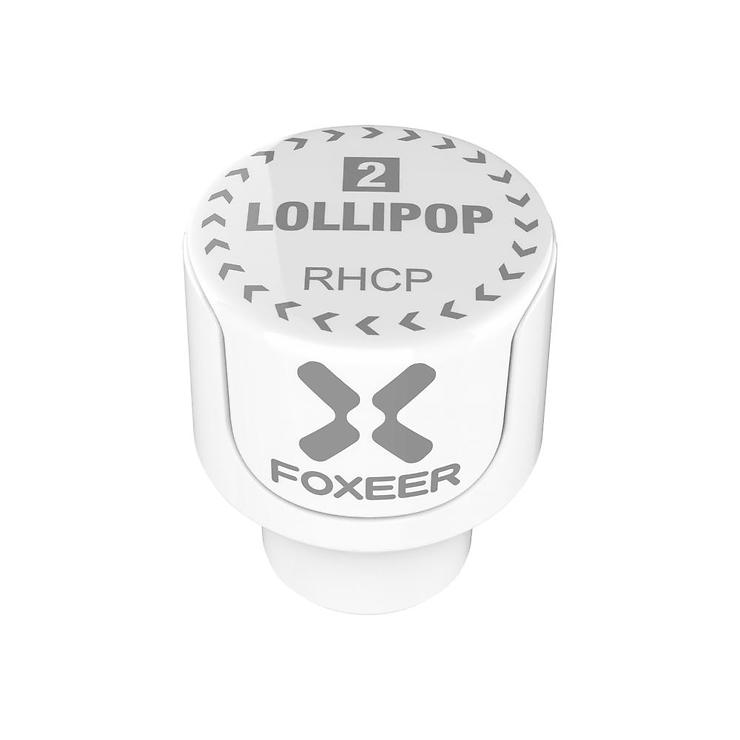 FOXEER FPV Antenne Lollipop V3 Stubby RHCP SMA Weiss - Thumbnail 2