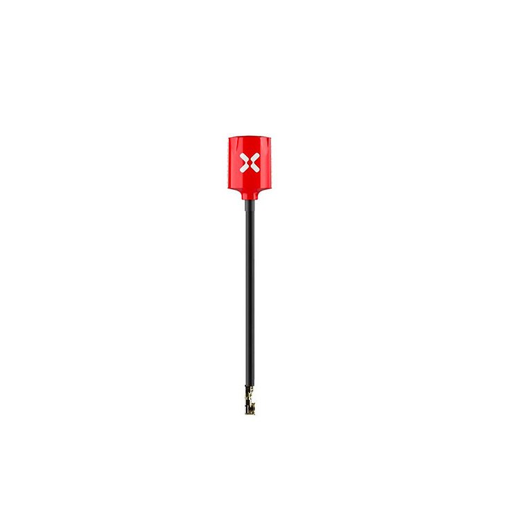 Foxeer Micro Lollipop FPV Antenne LHCP ufl red - Pic 1