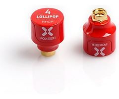 FOXEER Antenne FPV Lollipop 4 Stubby LHCP SMA Rouge