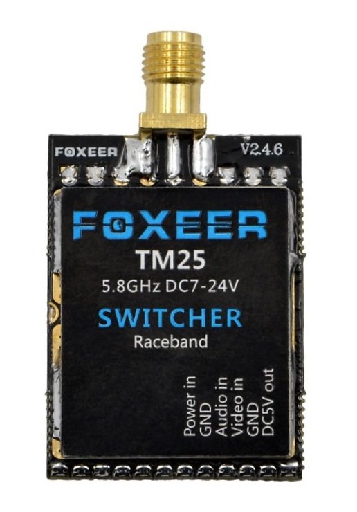 Foxeer TM25 Switcher FPV Videosender mit Raceband RPSMA - Pic 1