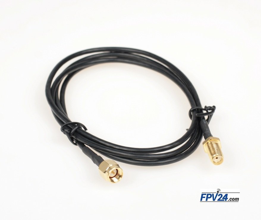 FPV24 Antennenkabel Verlängerung SMA 80cm - Thumbnail 2