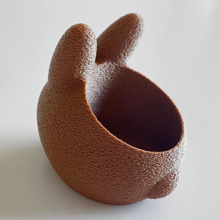 Påskehare LED fyrfadsstage brun - Thumbnail 1