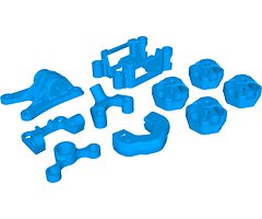 Foxeer Mega 5 3D print TPU set blue