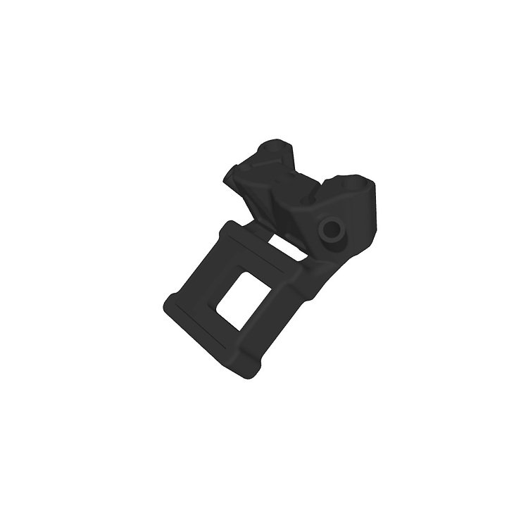 GEPRC Mark5 GPS small + antenna mount 3D print TPU black - Thumbnail 1