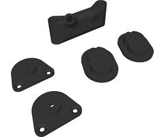 iFlight AOS V5 DJI O4 Air Unit Pro Adapter Set 3D Druck TPU Schwarz