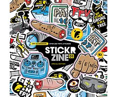 StickrZINE One FPV Limited Vinyl Aufkleber Sticker Heft