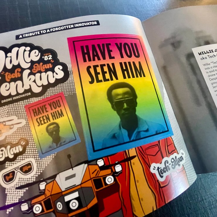 StickrZINE One FPV Folleto limitado de pegatinas de vinilo - Thumbnail 2