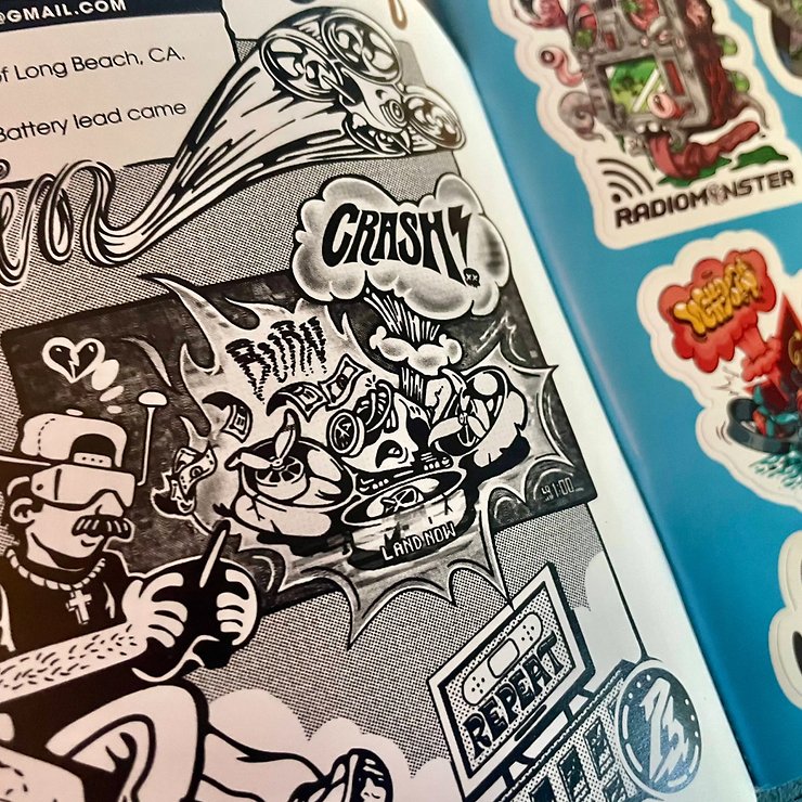 StickrZINE One FPV Folleto limitado de pegatinas de vinilo - Thumbnail 6