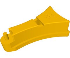 Foxeer Foxwhoop35 soporte receptor impresión 3D TPU amarillo 