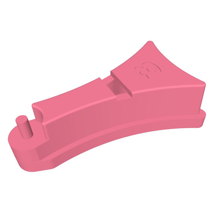 Foxeer Foxwhoop35 Empfängerhalterung 3D Druck TPU pink - Pic 1