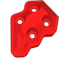 FlyFishRC Volador 5 Arm Guards Stampa 3D TPU rosso (4 pezzi) 