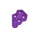 FlyFishRC Volador 5 Arm Guards Stampa 3D TPU viola (4 pezzi)  - Thumbnail 1