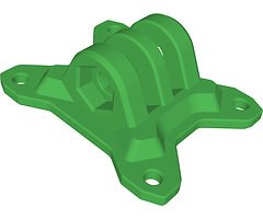 FlyFishRC Volador 5 supporto Gopro stampa 3D TPU verde