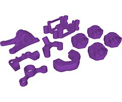 Foxeer Mega 5 3D Druck TPU Set violett