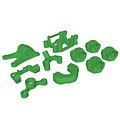 Foxeer Mega 5 3D impresión TPU conjunto verde