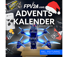 FPV24 Drohnen Bausatz Adventskalender 2026 Analog Version