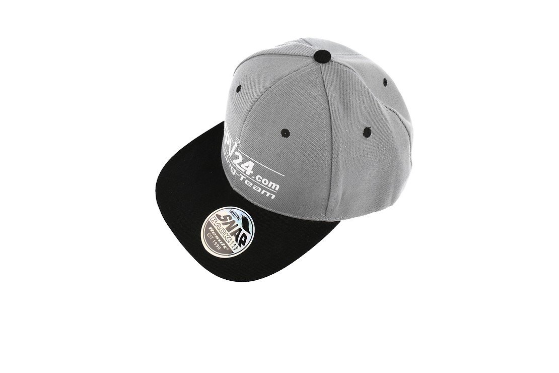 FPV24.com Racing Team Basecap grau schwarz - Thumbnail 2