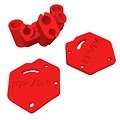 Speedybee Master 5 HD V2 DJI O4 Air Unit Pro Adapter Set 3D Druck TPU Set Rot