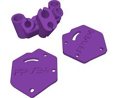 Speedybee Master 5 HD V2 DJI O4 Air Unit Pro Adapter Set 3D Druck TPU Set Violett