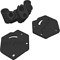 Speedybee Master 5 HD V2 DJI O4 Air Unit Pro Adapter Set 3D Print TPU Set Black