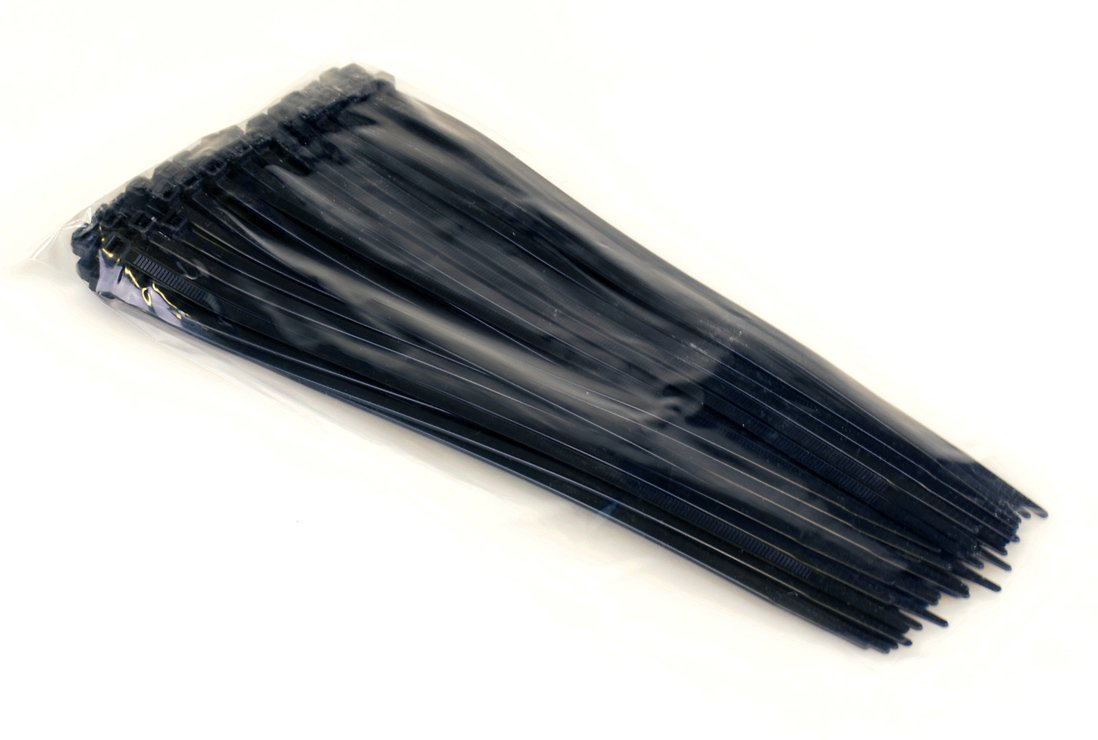 Kabelbinder schwarz 4,8 x 250mm 100 Stück - Pic 1