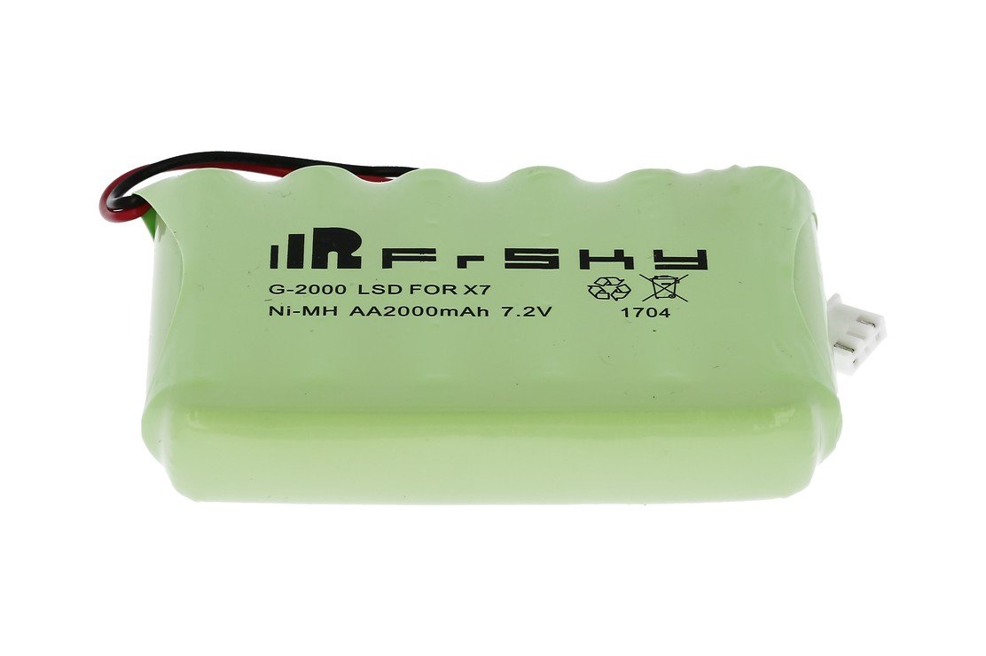 Batterie FrSky NiMH AA2000 mAh pour Taranis Q X7 ancienne version - Pic 1