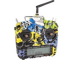 FrSky Taranis X9D Plus SPECIAL EDITION mit M9 Hall Sensor Gimbal + Rock Monster Hülle + Soft Case