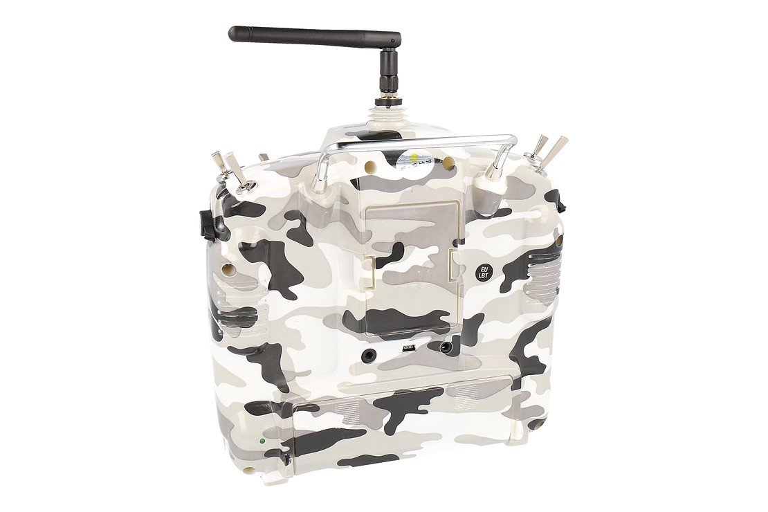 FrSky Taranis X9D Plus SPECIAL EDITION mit M9 Hall Sensor Gimbal + Camouflage + Soft Case - Thumbnail 2