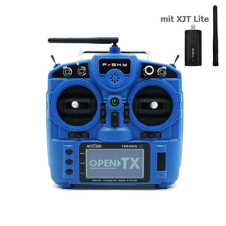 FrSky Taranis X9 Lite Blau Fernsteuerung mit XJT Lite ACCESS combo - Thumbnail 1