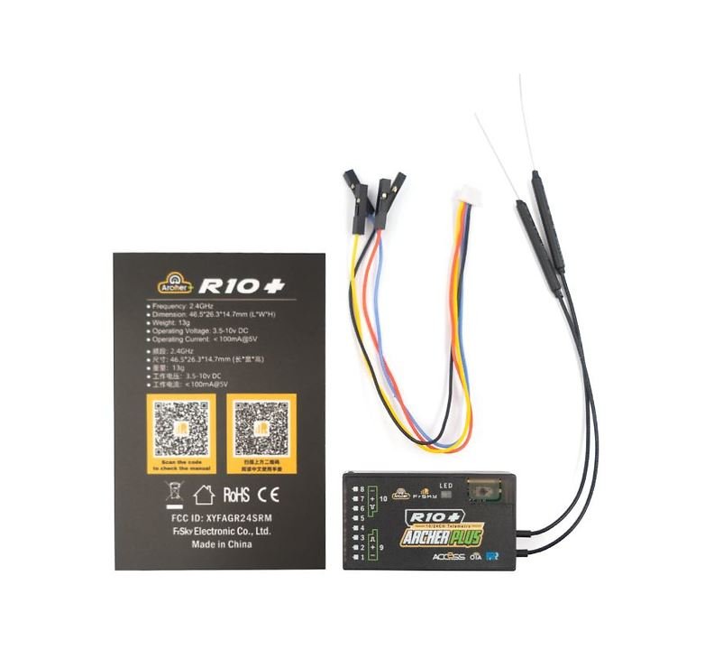 FrSky Archer Plus R10+ 2.4GHz ACCESS Récepteur OTA - Thumbnail 3
