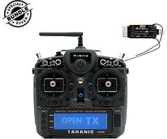 FrSky Taranis X9D Plus SE V2019 Matt Carbon + G-RX8 soft case
