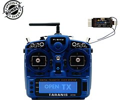 FrSky Taranis X9D Plus SE V2019 Night Blue + G-RX8 soft case