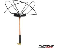 Furious Circular Antenna RHCP 2,4 GHz MMCX 90 gradi