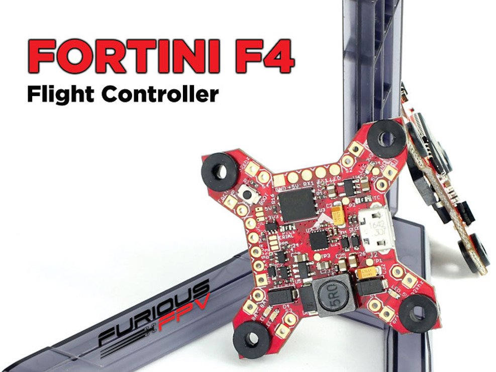 FORTINI F4 32Khz 16MB Black Box Flight Controller - Thumbnail 1