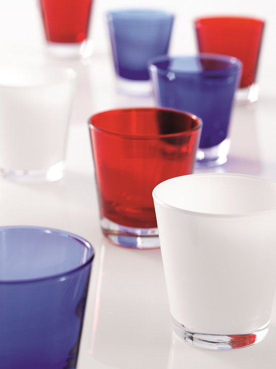 LSA Becherglas Asher 340ml rot - Thumbnail 2