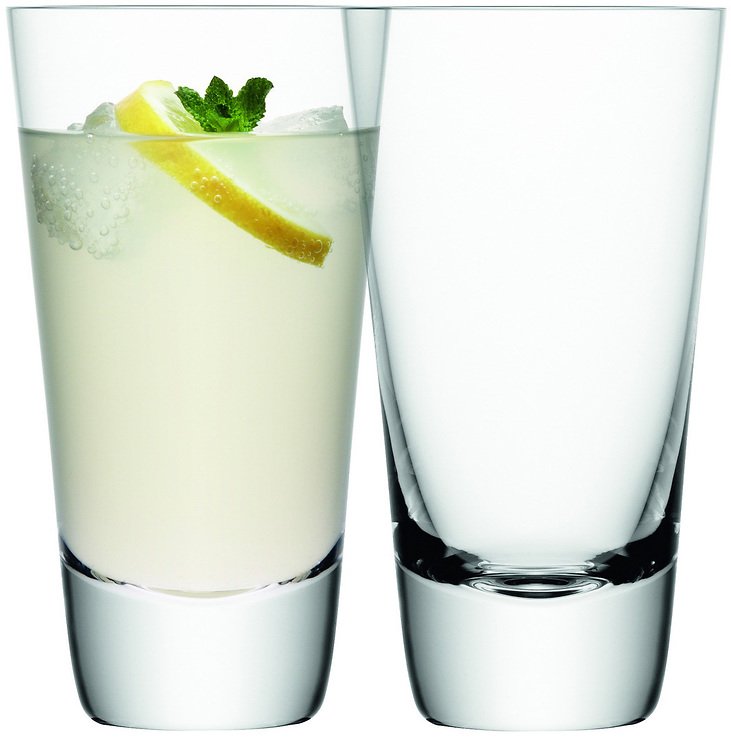 LSA Longdrinkglas Madrid 2er Set klar 440ml - Thumbnail 1