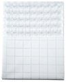 Galzone shower curtain check pattern 2 x 1,5 m polyester white