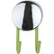 Galzone towel hook round chrome/green