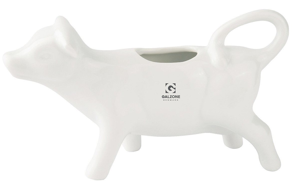 Galzone cream jug porcelain white cow - Pic 1