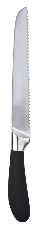 Galzone Brotmesser edelstahl mit gummiertem Griff 34cm - Pic 1