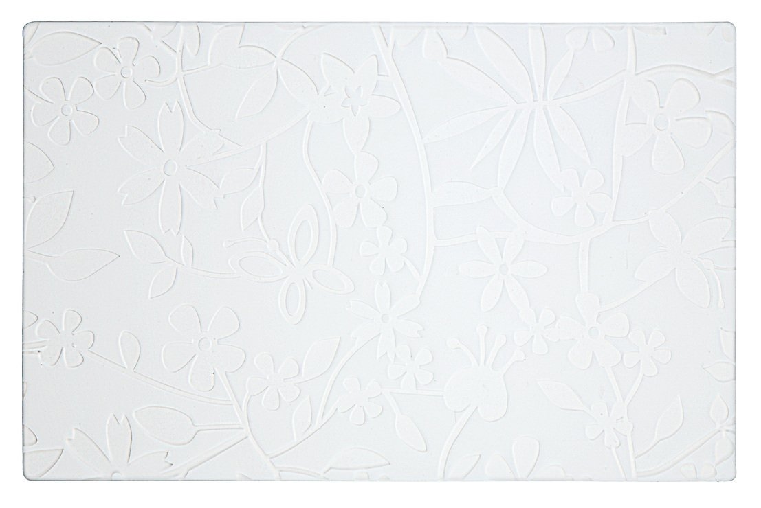 Galzone Tischset Blume weiß/transparent 28,5 x 44cm - Pic 1