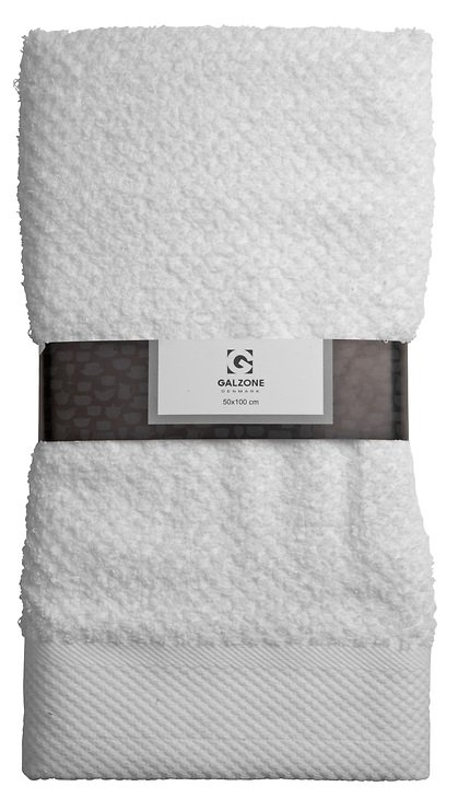 Galzone towel cotton 50x100cm 400g white - Pic 1