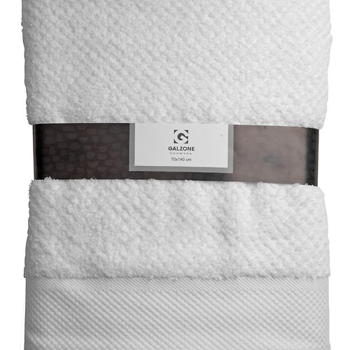Asciugamano Galzone in cotone 70x140cm 400g bianco