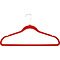 Galzone coat hanger set of 3 velour red
